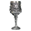 Gothic Skeleton Skull Wine Glass with Stainless Steel Inner Chamber Reusable Party Cup for Decoracion Halloween Witch Goblet