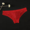 Sexy Men's Transparent Ice Silk Solid Color Panties Low-Waisted Breathable Underwear Pump Man Underpants Men Bulge Pouch Briefs