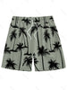 Men's Hawaiian 3D Palm Tree Pattern Beach Shorts Quick Dry Outdoor Leisure Sports Shorts Fashion Men's Shorts