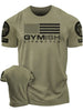 Men's Short Sleeved T-shirt Let Me Lift Weights In Peace Gym Therapy