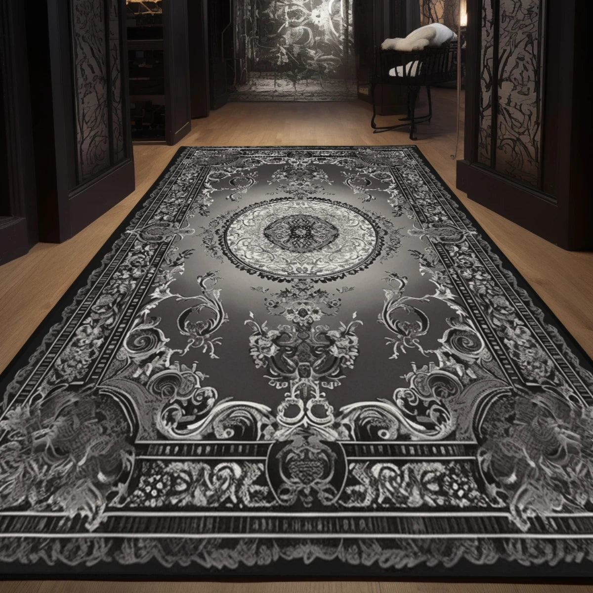 Persian Retro Living Room Decoration Carpet Luxury BOHO Home Decor Bedroom Rug Comfortable Fluffy Washable Floor Mat Non-slip