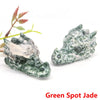 Dragon Head Statue Natural Gemstone Jade