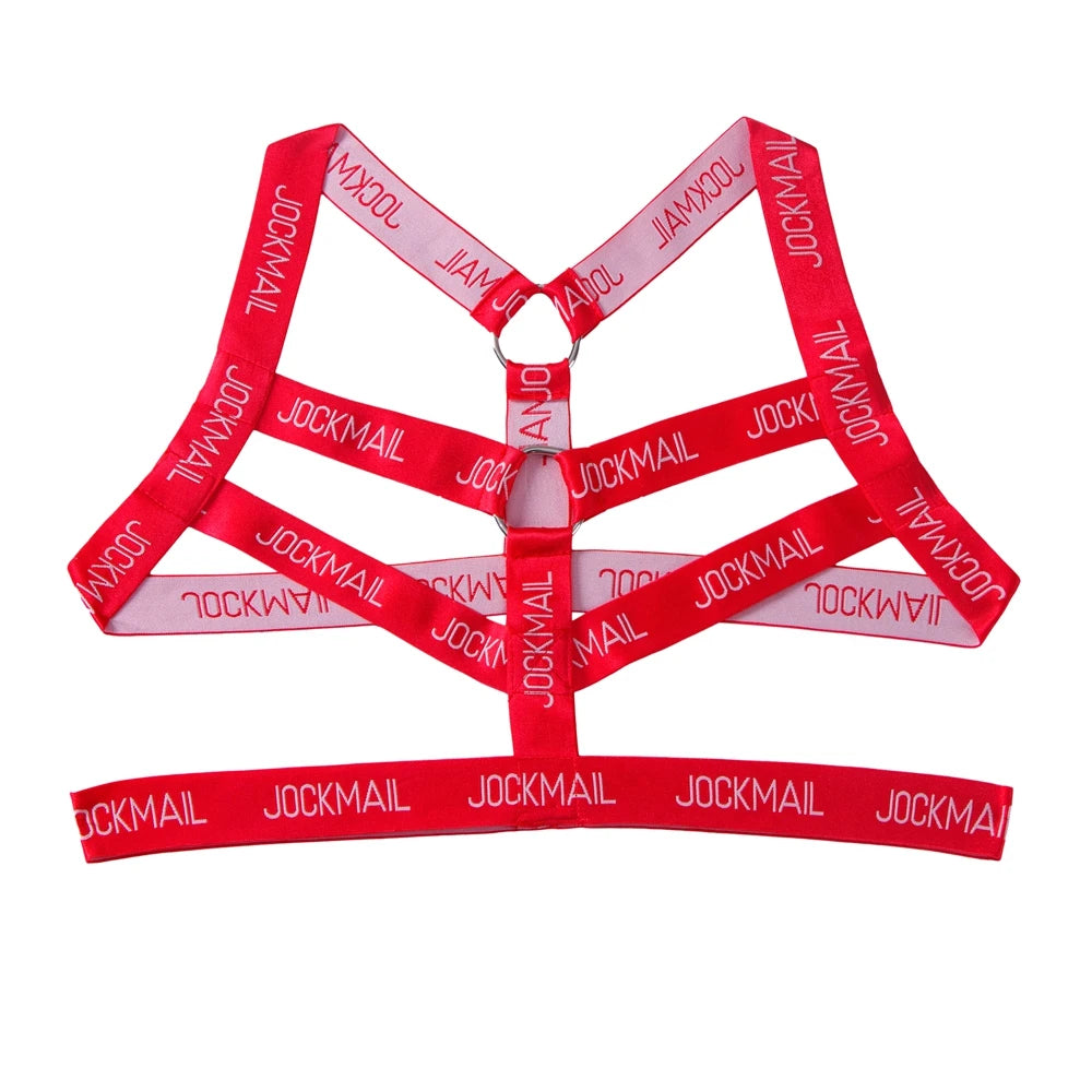 Men Body Sexy Lingerie Neck Backles Underwear Mankini Crop Exotic Tanks Top Bondage Body Harness Cage Sexy Jockstrap Costume