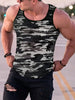 2025 3D Camouflage Printed Men's Tank Top Outdoor Sports Men's Fitness Tank Top Summer Everyday Fashion Men's Sleeveless T-shirt