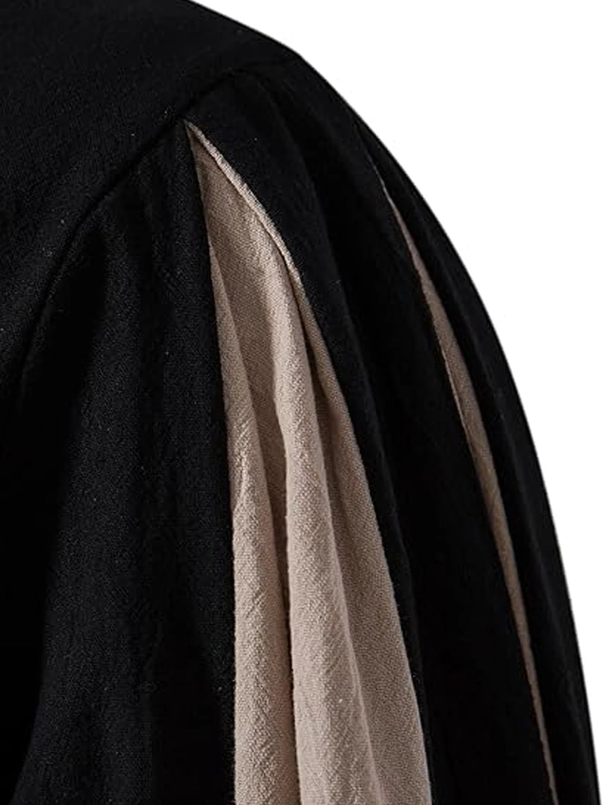 Retro Medieval Men's Pirate Shirt, Men's Long Sleeve Lace Up Shirt With Stand Collar, Halloween Party Costume