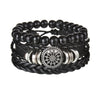 MeMolissa New Fashion Braided Wrap Leather Bracelets for Men High Quality Vintage Charm Wood Beads Ethnic Tribal Wristbands