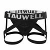 TAUWELL Mens Sexy Underwear Jockstrap Thong Bondage Lingerie Lowrise Briefs Leg Belt Thongs G-string Male Panties Gay Underpants