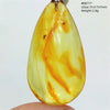 Natural Amber Pendant From Baltic Flower Yellow Amber Water Drop Women Men Jewelry Reiki Stone Women Men AAAAAAA