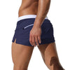 men's Swimwear Low Waist Surfing Trunk swim short sexy personality Swimsuit male pocket swimming beach board short men bathing