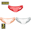 Men’s Ultra-Thin Breathable Mesh Thong – Lightweight Nylon G-String Underwear | Quick-Dry, Stretch Fit, Low-Rise Comfort (1–4 Pack)