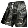 Men's swimming trunks 3D skull print beach shorts quick-drying outdoor leisure sports shorts swimwear fashion men's shorts