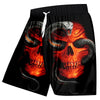 Men's swimming trunks 3D skull print beach shorts quick-drying outdoor leisure sports shorts swimwear fashion men's shorts
