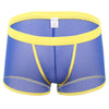Men's Underwear Boxers Sexy Mesh Transparent Boxer Shorts Low Waist Breathable Panties Boxer for Man