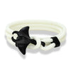 MKENDN Ocean Style Manta Ray Multilayer Rope Bracelet Charms Men Women Beach Wristband Adjustable Jewelry Homme