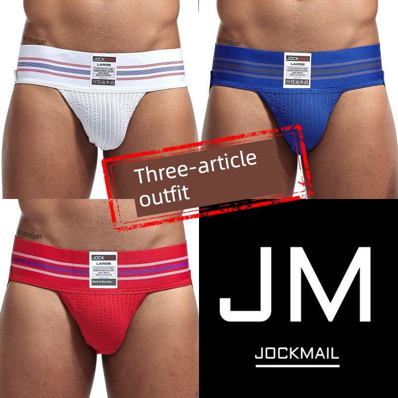 Jockmail Men's Cotton Breathable Jockstrap