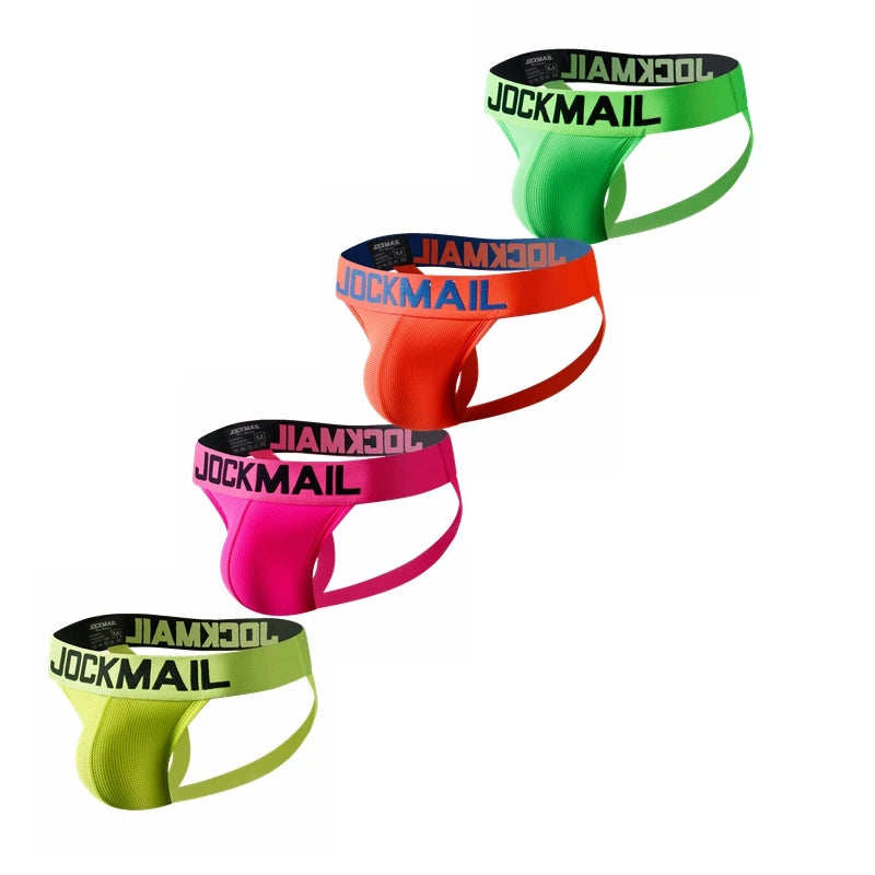 4PCS/Lot Sexy Gay Men Underwear Brief Underpants Nylon Quick Dry Men's Jockstrap Bikini Slip Men's Tanga or As Swimwear Shorts