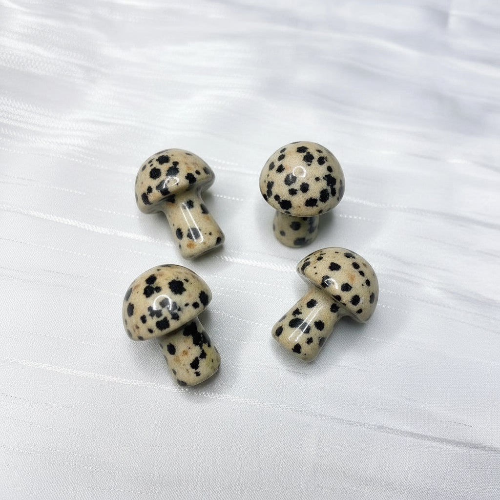Mini Mushroom Carved Gemstone