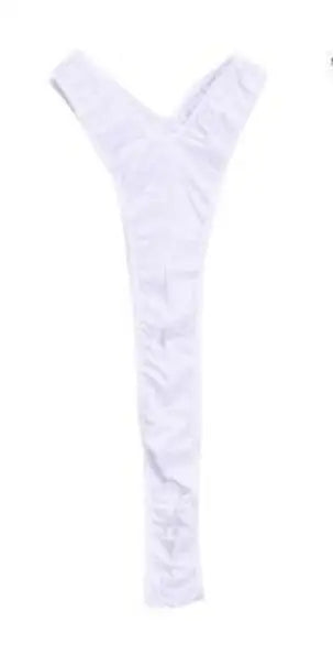 GUUOAT Gay Pornographic Bodysuit for Men Overall Pullover Fun Underwear Strap Pants Latex Male Fetishism Secret Brief Small Bag