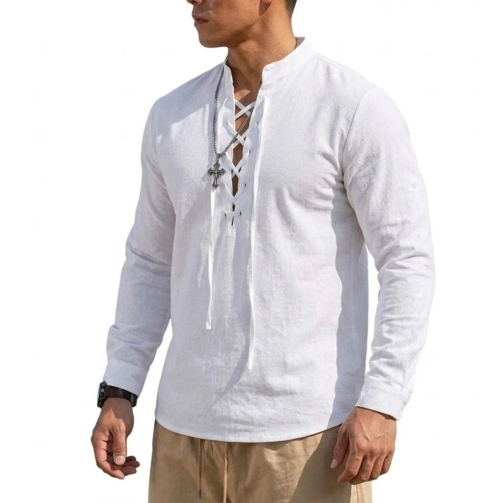 Men’s Long-Sleeve Renaissance Costume Shirt