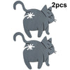Hot Sale 2pcs 3D Cat Butt Bread Bag Clip Snack Bag Sealing Clip Novelty Kitchen Gadget Food Storage Bag Clip For Cat Lovers