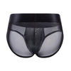 Jockmail Men Briefs Mens Panties Sexy Transparent Mesh Ice Silk Gay Men Underwear Sissy Men Underpants Ropa Interior Hombre