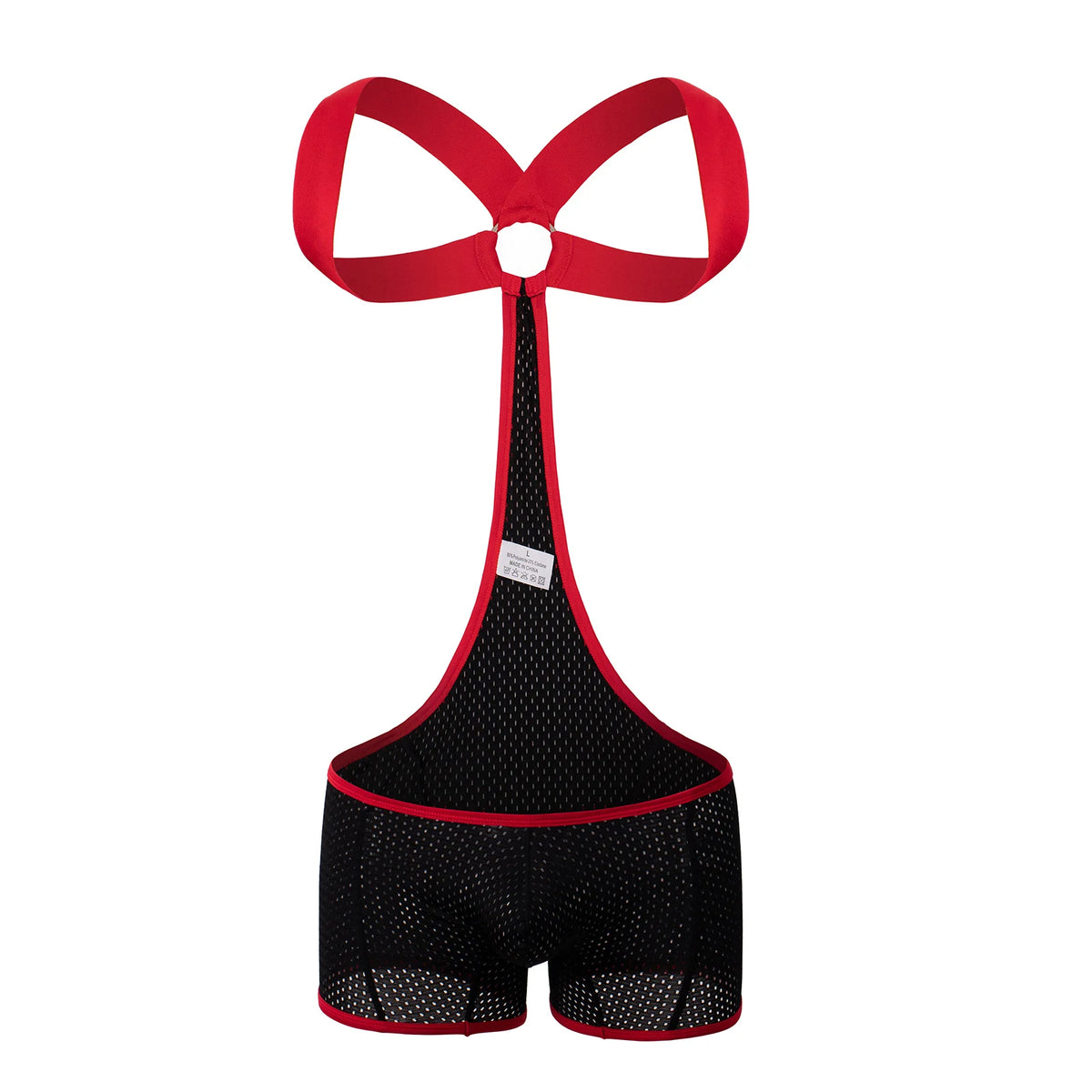 Men Wrestling Singlet Breathable Mesh Jumpsuit Fitness Sports Leotard Underwear Man Backless Elastic Bodysuits Gyms Sportswear