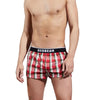 SEOBEAN Classic Plaid Mens Boxer Shorts 100% Cotton Underwear Boxershorts