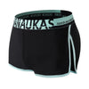 Men's Ice Silk Boxer Shorts Homewear Breathable Wide Side Arrow Pants