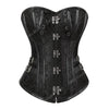 Steampunk Corset Women Plus Size Pirate Corset Top Overbust Halloween Lace Up Costume Gothic Steampunk Corset Metallic Red Brown