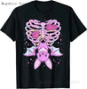 Skull and Crow Goat Retro Aesthetic Pastel Goth Art T-Shirt Women Kawaii Anime Clothes Hombre Camisetas Tops Vintage Men T Shirt