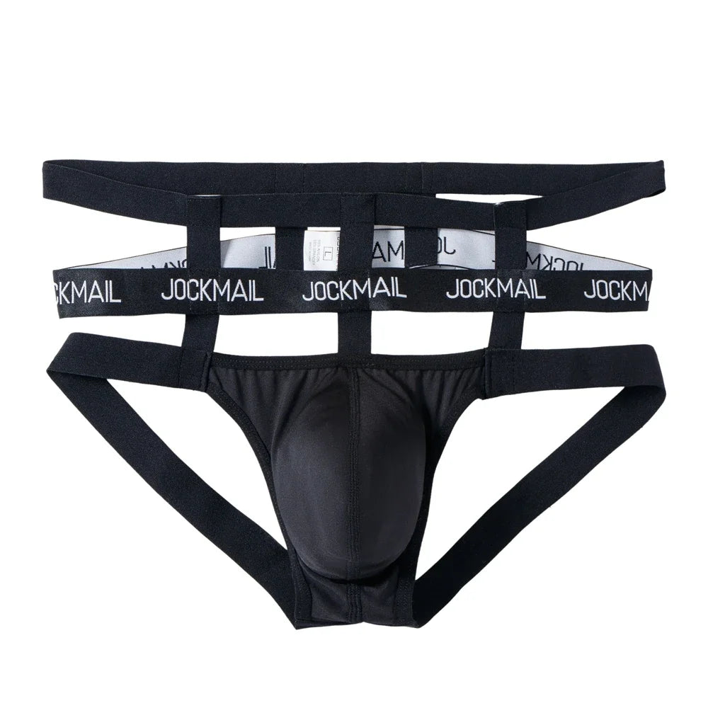 Men Sexy G String Thong Jockstrap Gay Underwear Lingerie Bondage Sissy Lingerie Men Bikini Beif Panochas Cueca Tanga Slip