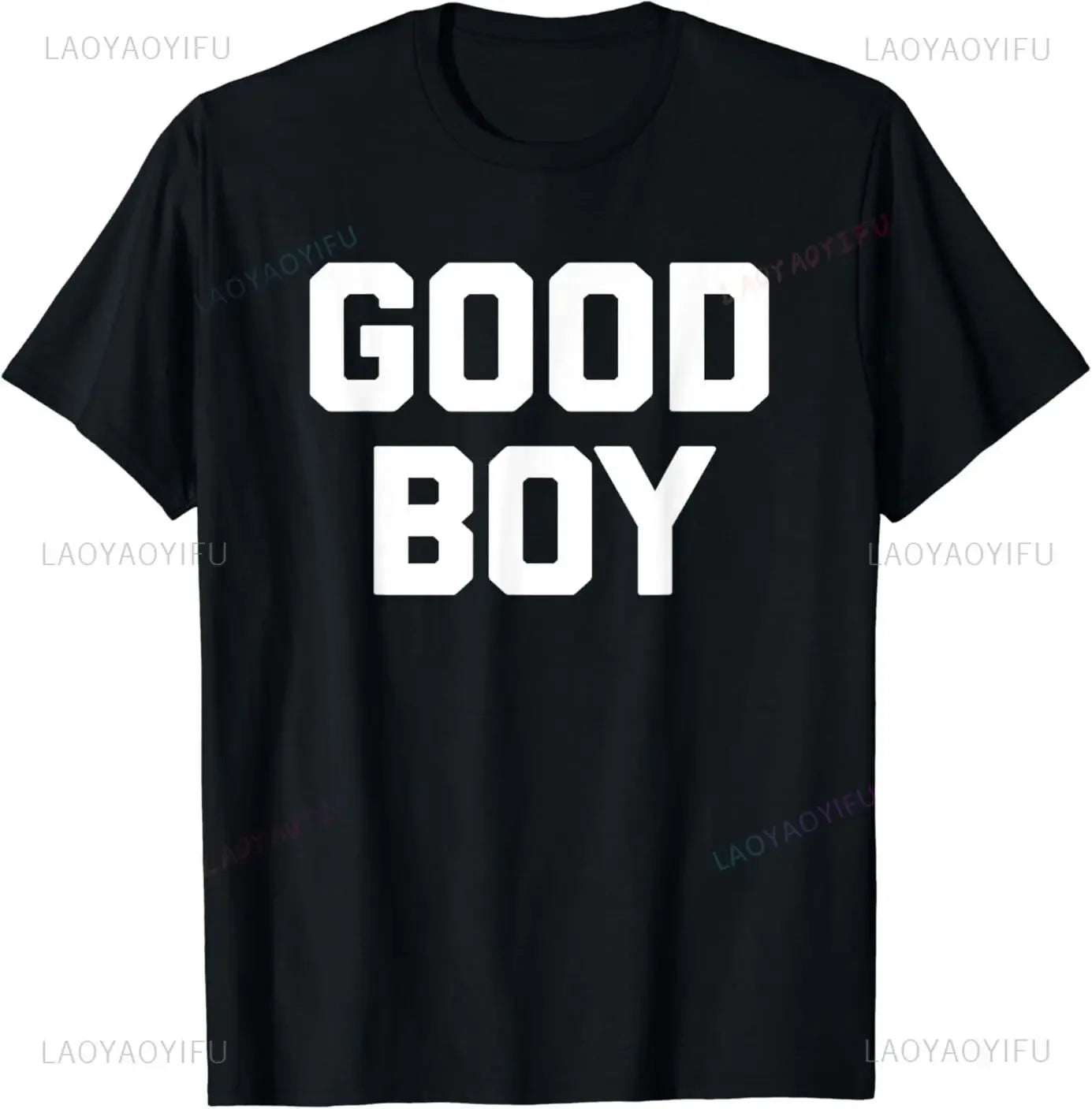 Funny Saying Good Boy Printed T-Shirt