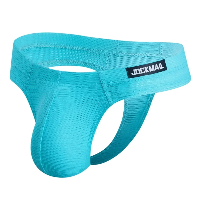 Sexy Men Underwear Panochas Jockstrap T-Back Thongs Cueca Tangas Mens Bikini Brief Nylon Fast Dry