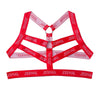 Sexy Lingerie Men's Harness Chest Bodysuit Hollow Out One-piece Jockstrap Leotard Contrast Color Bulge Pouch Bodysuit Underwear
