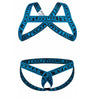 Sexy Gay Men Underwear Bondage Mens Harness Thongs Set Body Chest Costume G-string Jockstrap Lingerie Man Halter Neck Hollow Out