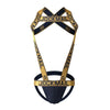 Men's Jockstrap Underwear Bodysuit Suspender Jumpsuits Sexy Lingerie Men Harness Hollow Out Bondage Elastic Hole Erotic Costume