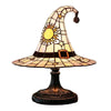 Premium Witch Hat Stained Glass Lamp – Magical Glow for Your Home