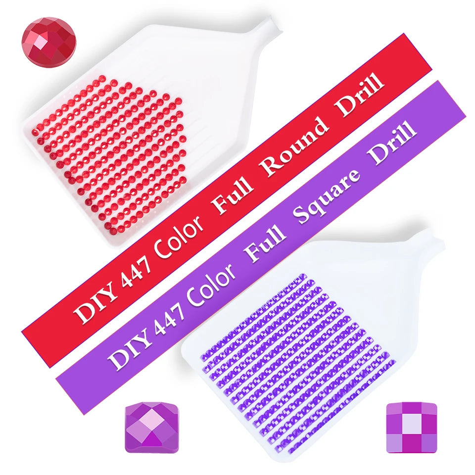 5D DIY Diamond Painting Landscape Coastal Sunset Rhinestone Picture Full Square/Round Diamond Embroidery Mosaic Decoration Gift