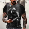 Christian Mens Clothing T Shirts Oversized T Shirt Gothic  Jesus Christ Cross 3D Print O-neck Tops Vintage Hip Hop Short Sleeve