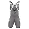 Men's Singlet Zipper Front Back Dog Man Play Bodysuits