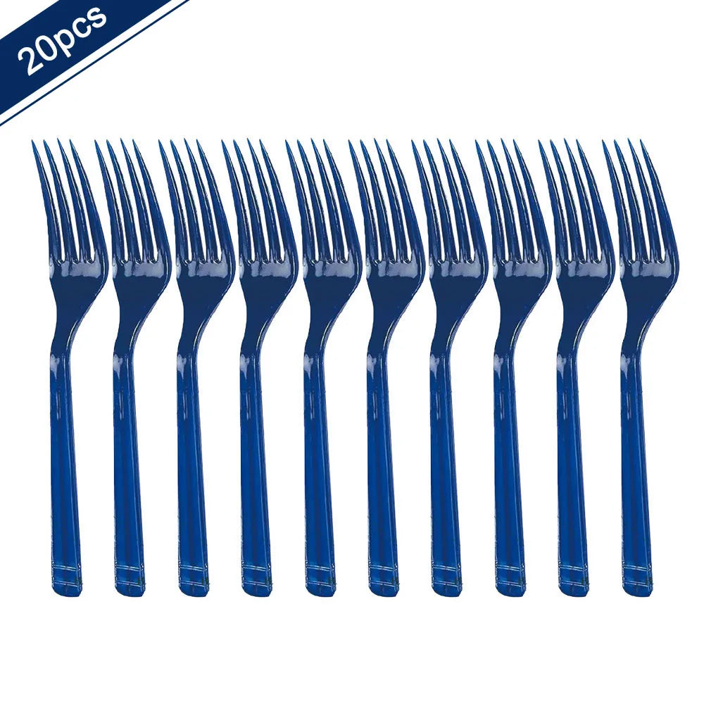 Independence Day Party Supplies American Flag Tableware USA Plates, Cups, Napkins, Forks, Spoons For 4th Of July USA Party Decor