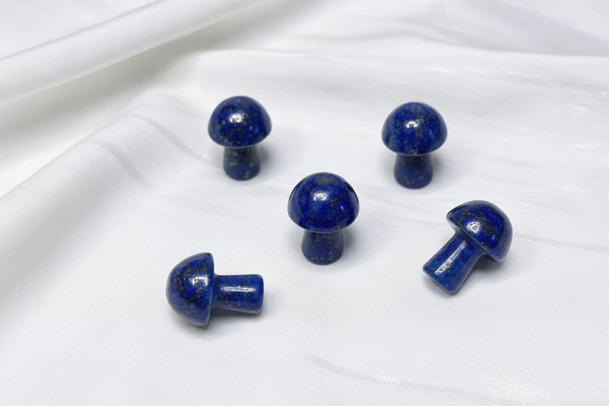 Mini Mushroom Carved Gemstone