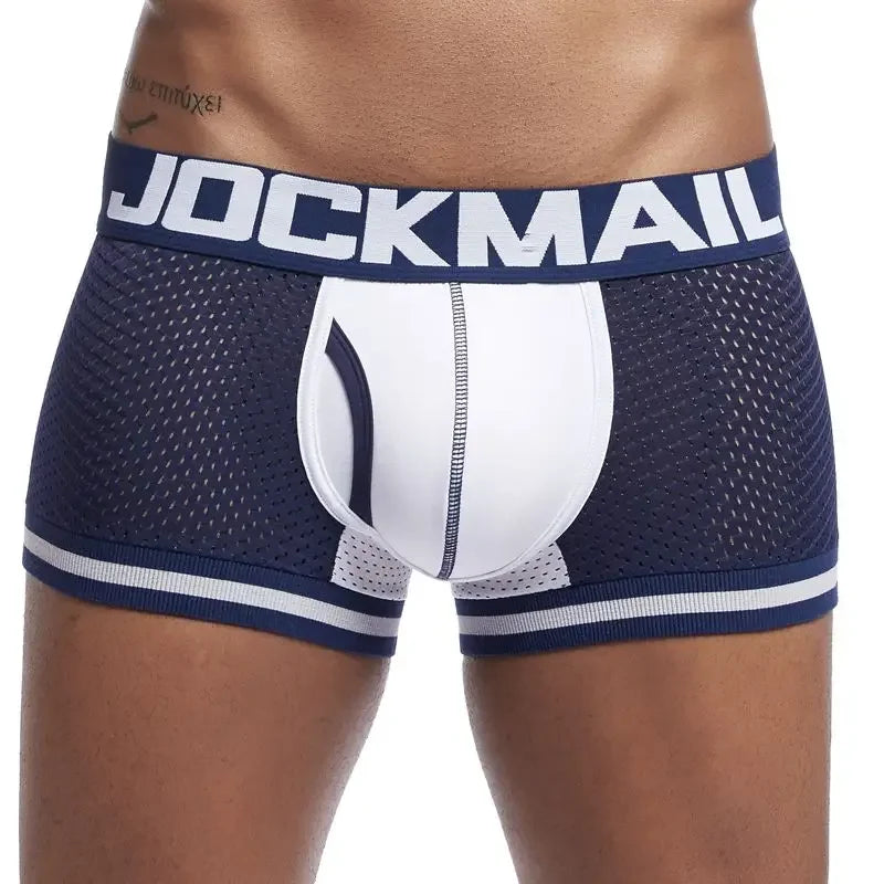 Summer Underwear Men Boxer Homme Nylon Mesh Quick Dry Sports  Fitness Men's Underpants Soft  Boxer Shorts Men Boxers Breathable