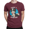 Such a Good Boy Collie Dog T Shirt Vintage Teenager Graphic Large Crewneck TShirt Top sell  Harajuku Men's Short Sleeve