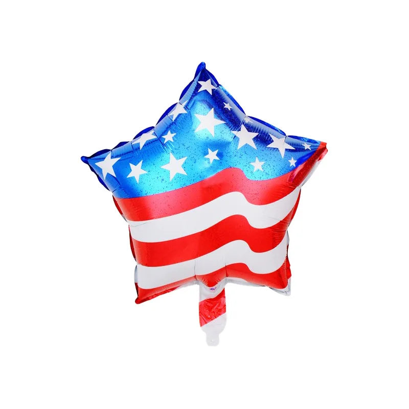 Independence Day Party Supplies American Flag Tableware USA Plates, Cups, Napkins, Forks, Spoons For 4th Of July USA Party Decor
