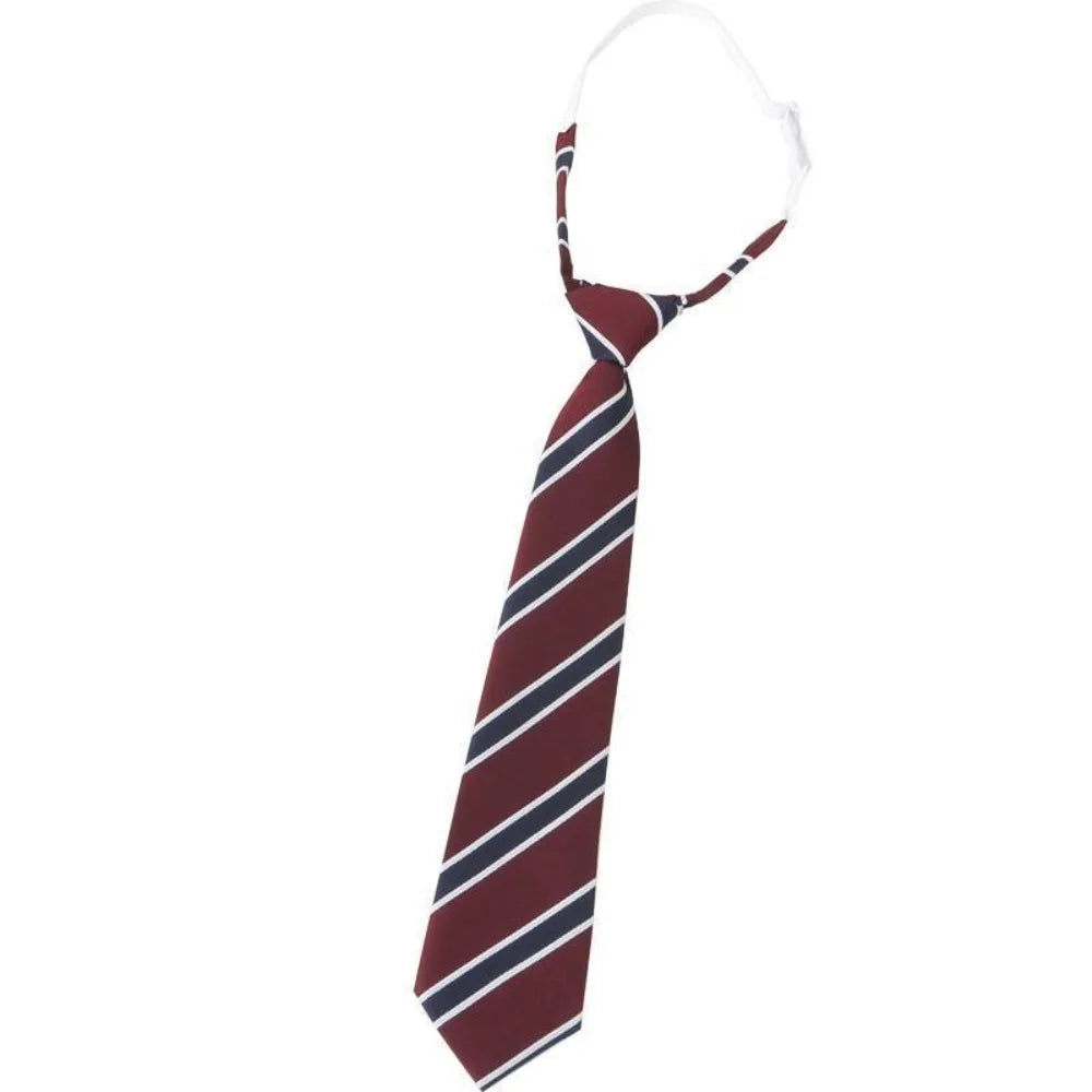 Japanese JK Tie Female Clothes Accessories Decorate Student Uniform Bow Tie Hand College Style Red Striped Ties for Girls