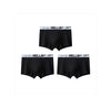 1/3Pc Men Panties Breathable Antibacterial Boxer Shorts Four-corner Shorts Teenagers Knitted Pure Color  U Convex Male Underpant