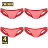 Men’s Ultra-Thin Breathable Mesh Thong – Lightweight Nylon G-String Underwear | Quick-Dry, Stretch Fit, Low-Rise Comfort (1–4 Pack)