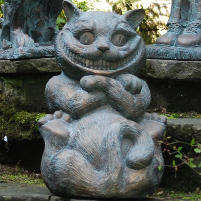 Alice In Wonderland Decorated Garden Statue Caterpillar Garden Statue Sculpture Rabbit Statue Decorated Home Room Decoration
