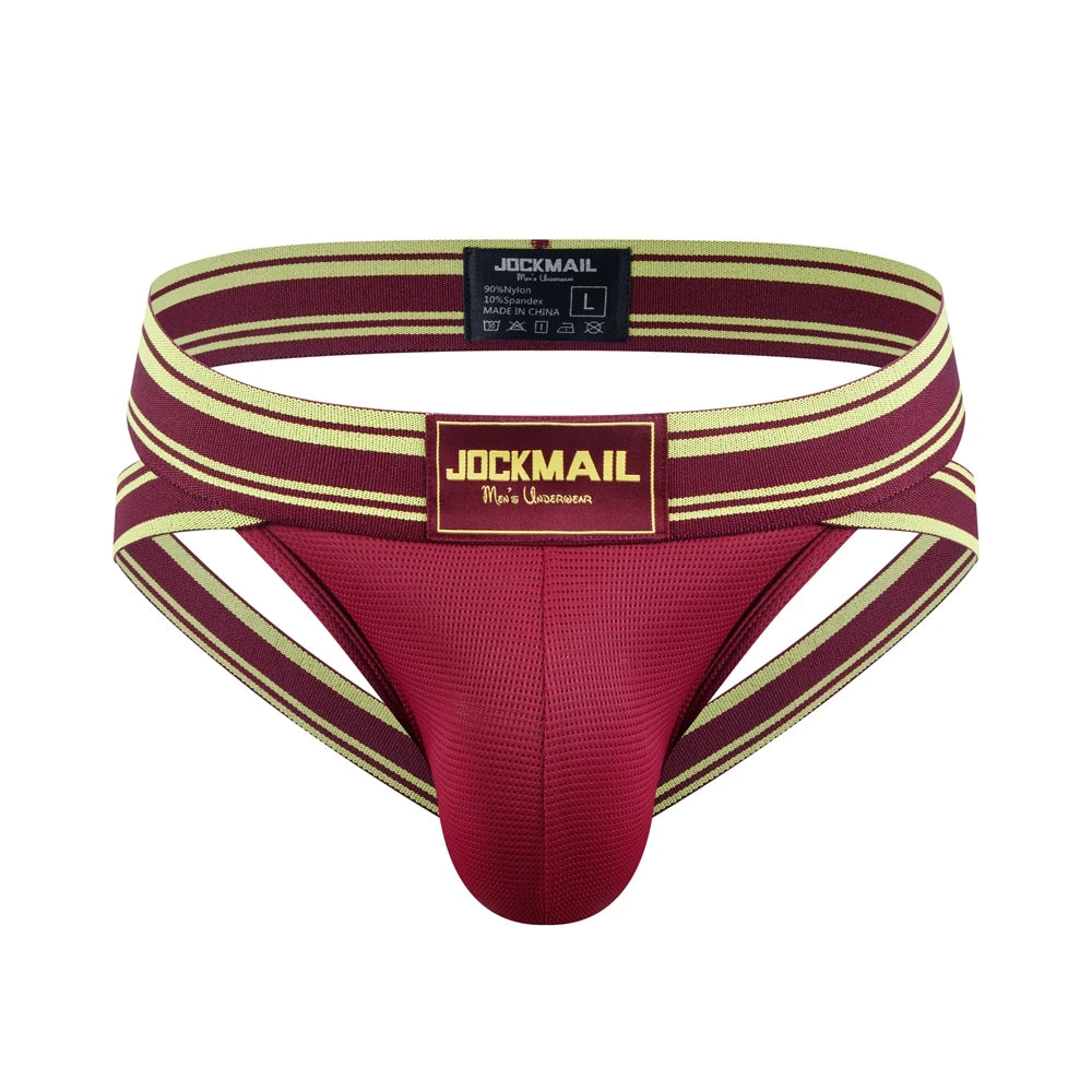 4pcs/Lot Sexy Men Underwear Jockstrap Panochas Men's Briefs Bikini Tanga Slip Bikini Brief Nylon Quick Dry or As Swimwear Shorts